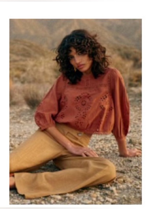 Sezane Tops - Sezane Enea Blouse Terracotta - Size 6